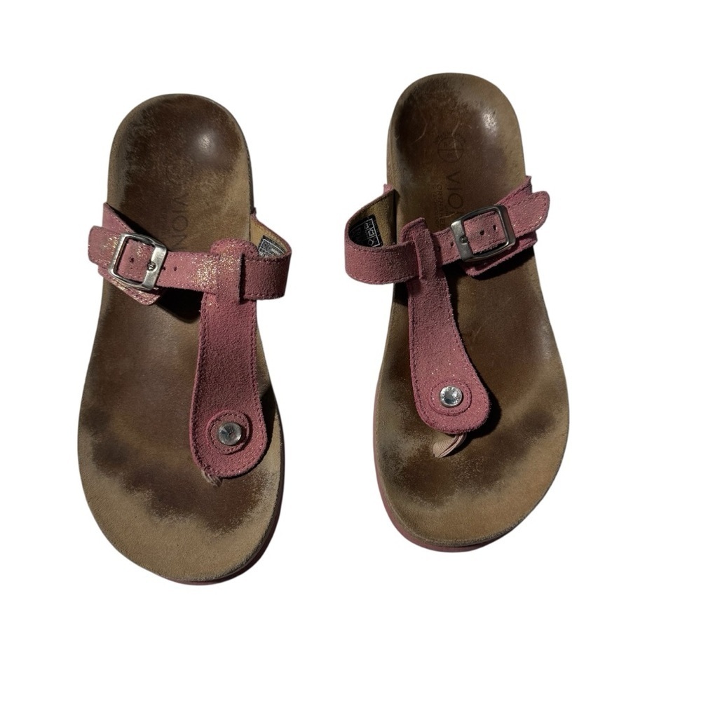 Vionic Mary T-Strap Sandals – Women’s Size 8 – Orthopedic Comfort